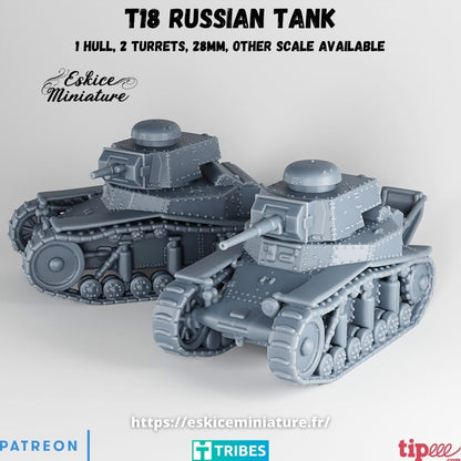 T-18 Light Russian Tank