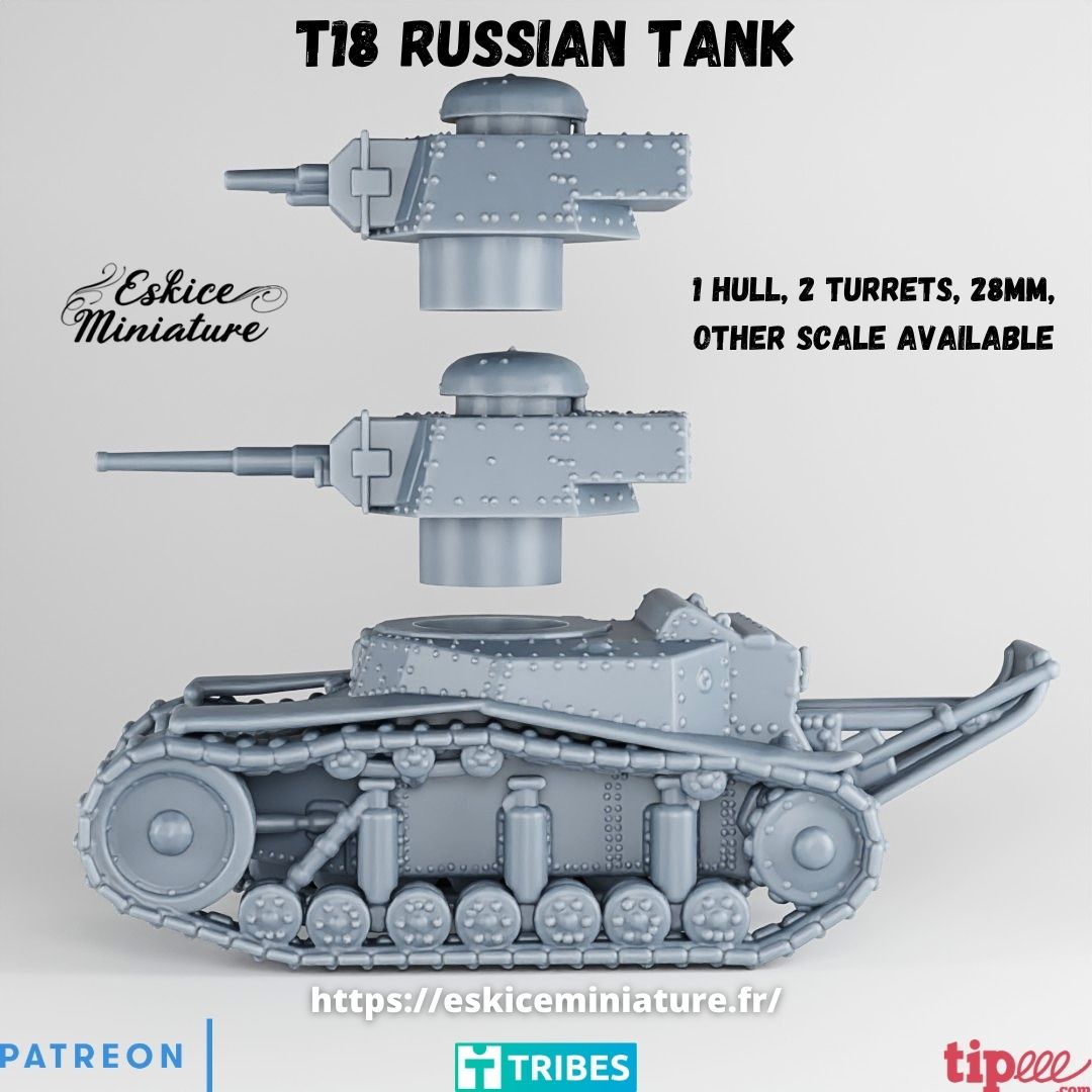 T-18 Light Russian Tank