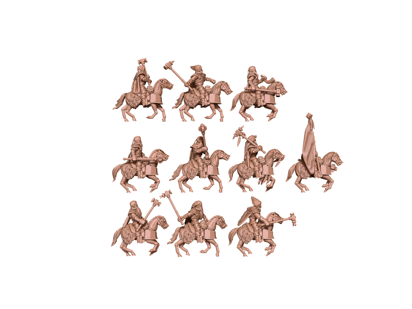 Knights of Ulrich Commando Set ( 3 Miniaturen )