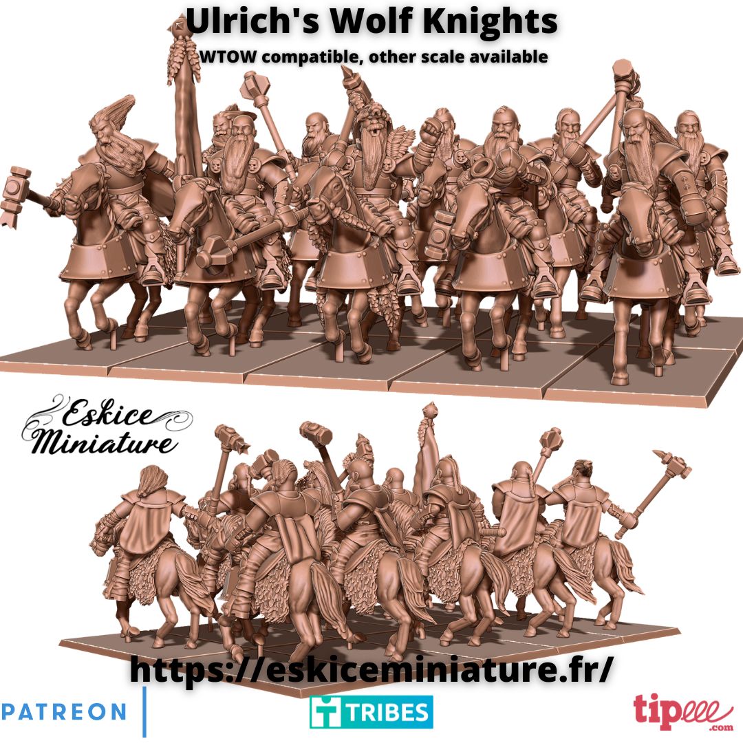 Knights of Ulrich  Set ( 10 Miniaturen )