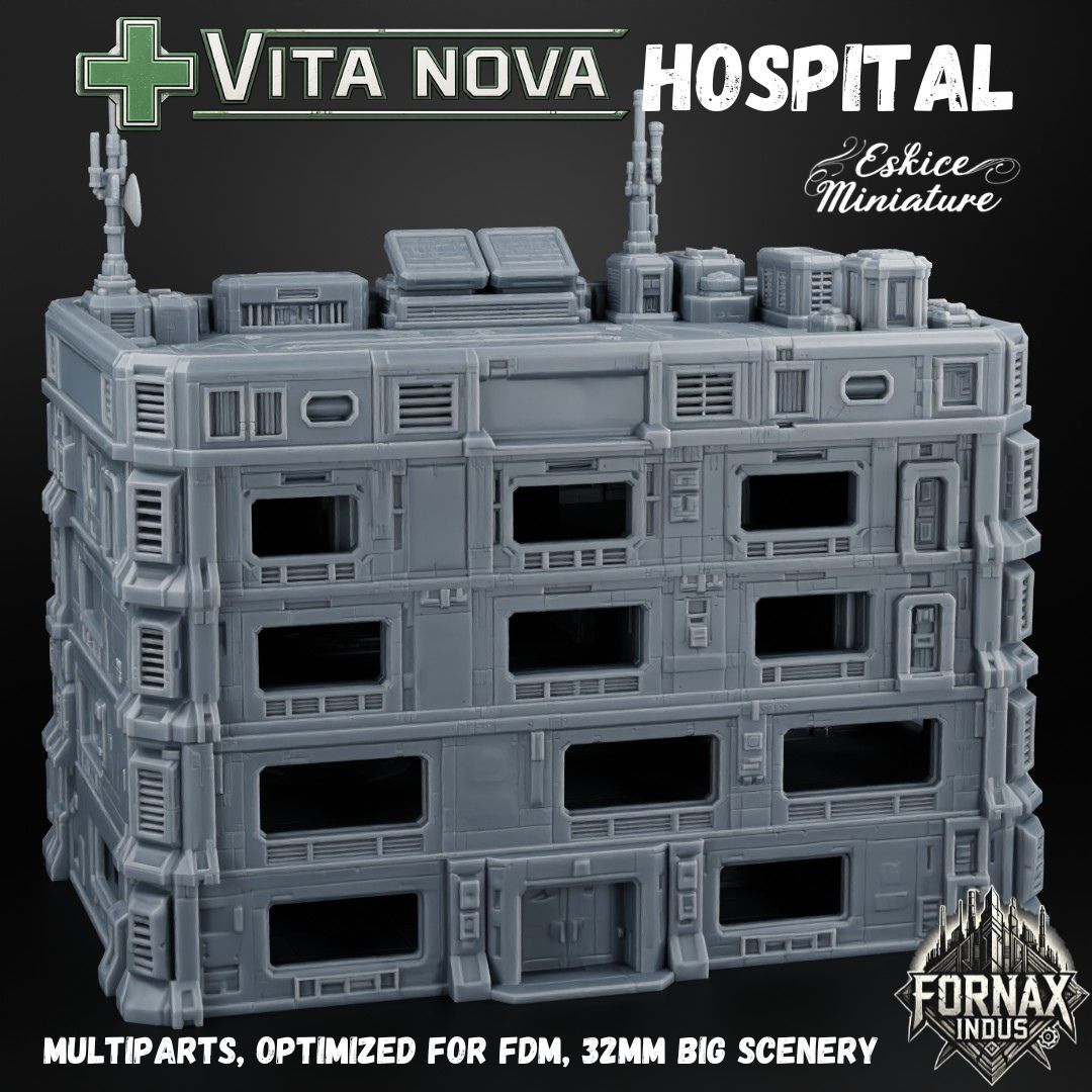 Vita Nova Hospital - large multi-level modular building