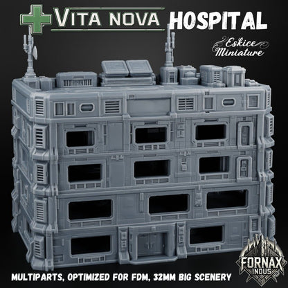 Vita Nova Hospital - large multi-level modular building