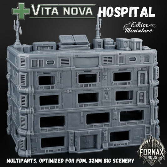 Vita Nova Hospital - large multi-level modular building