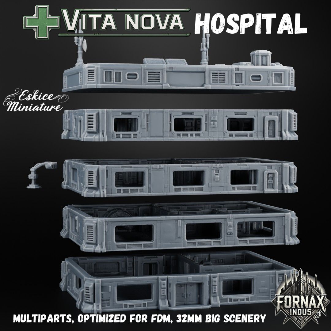 Vita Nova Hospital - large multi-level modular building