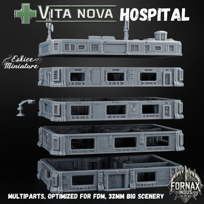 Vita Nova Hospital - large multi-level modular building