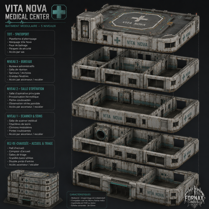 Vita Nova Hospital - large multi-level modular building