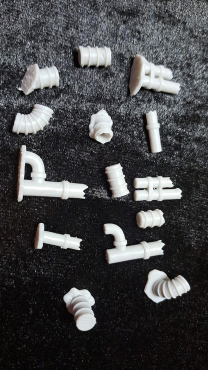 Imdustrial Pipes ( 14Pcs )