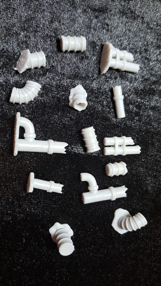 Imdustrial Pipes ( 14Pcs )