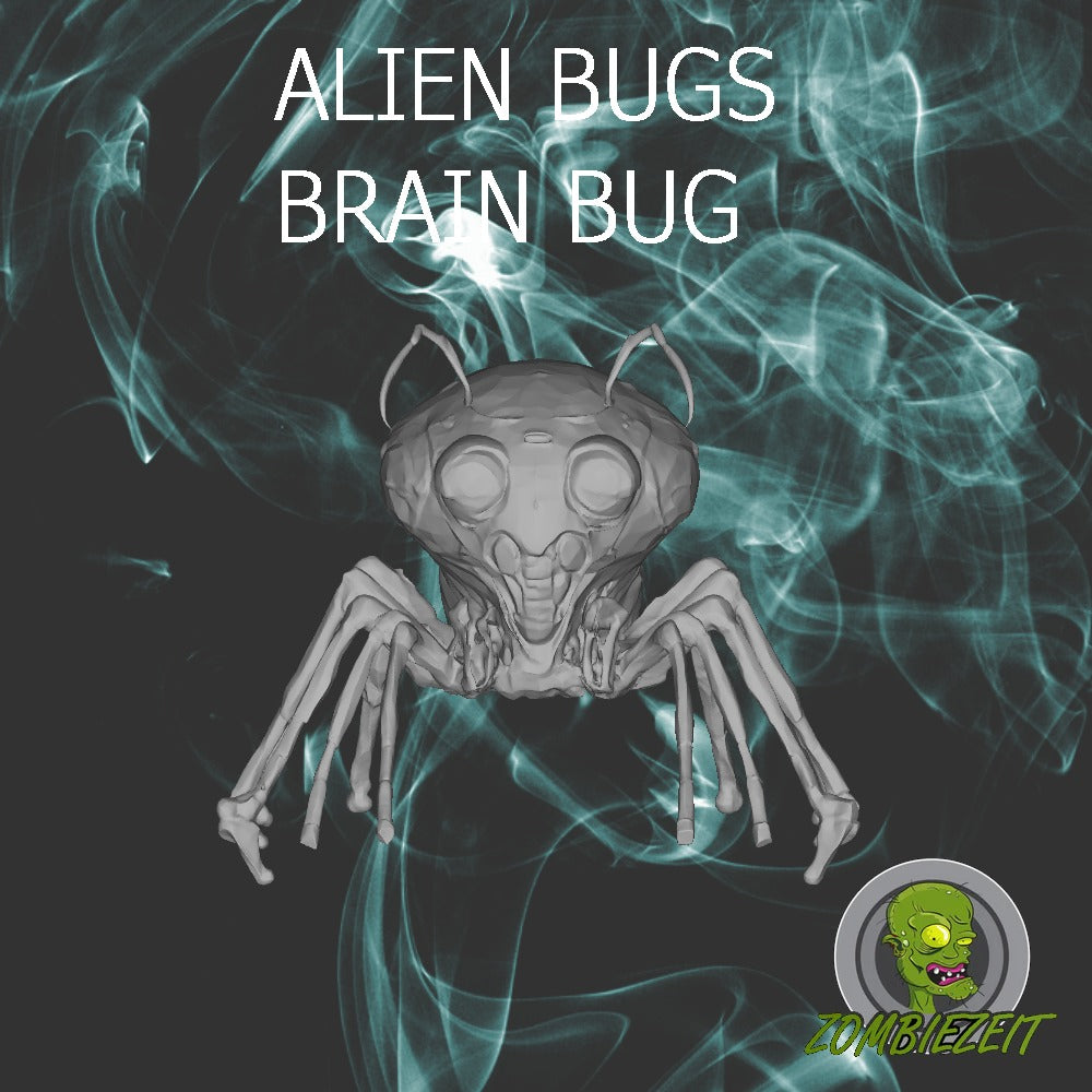 Alien Bugs - Brain Bug ( STL )