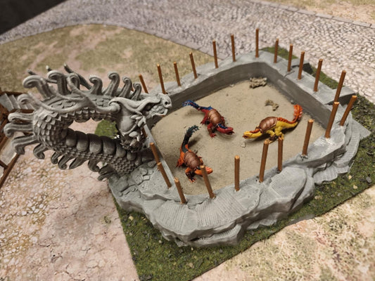 Golden Lizards mit Gehege