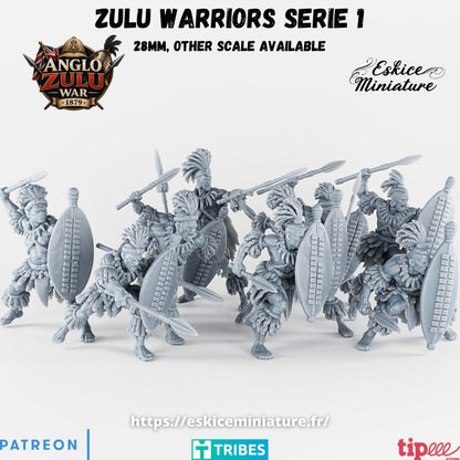 Zulu Warriors ( 10 Miniaturen )