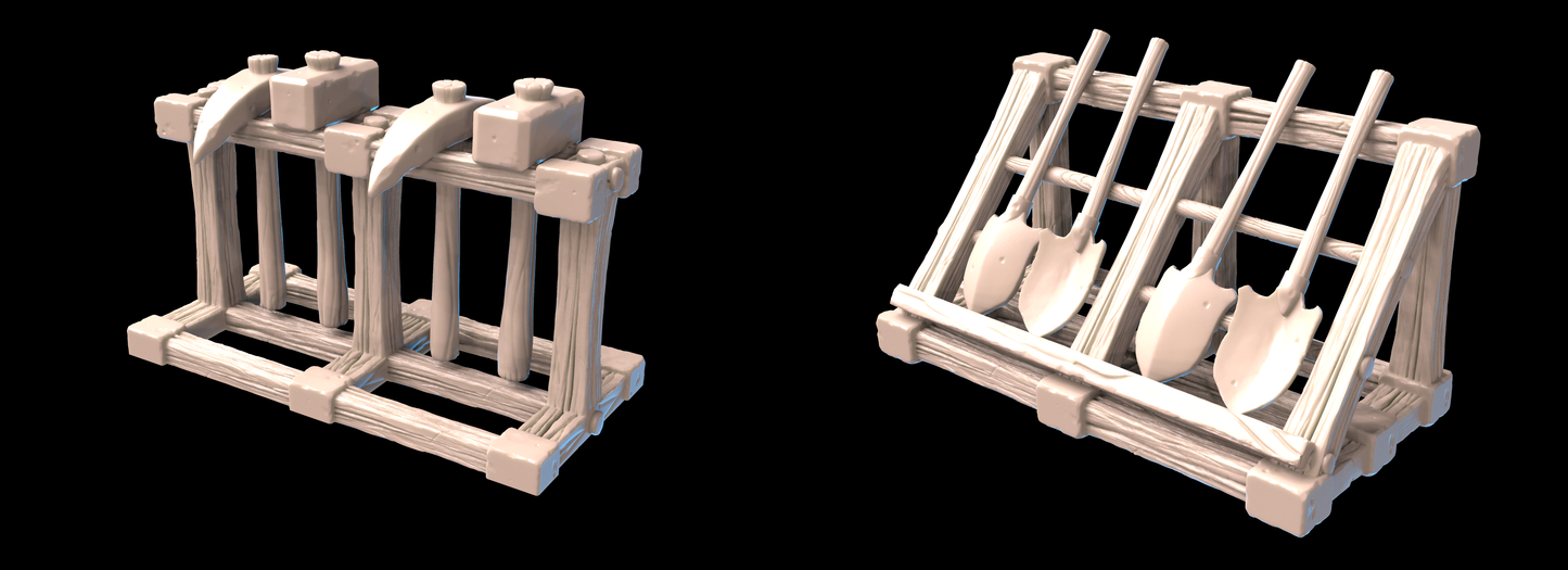 Mining Tool Racks ( 2 Pcs. )