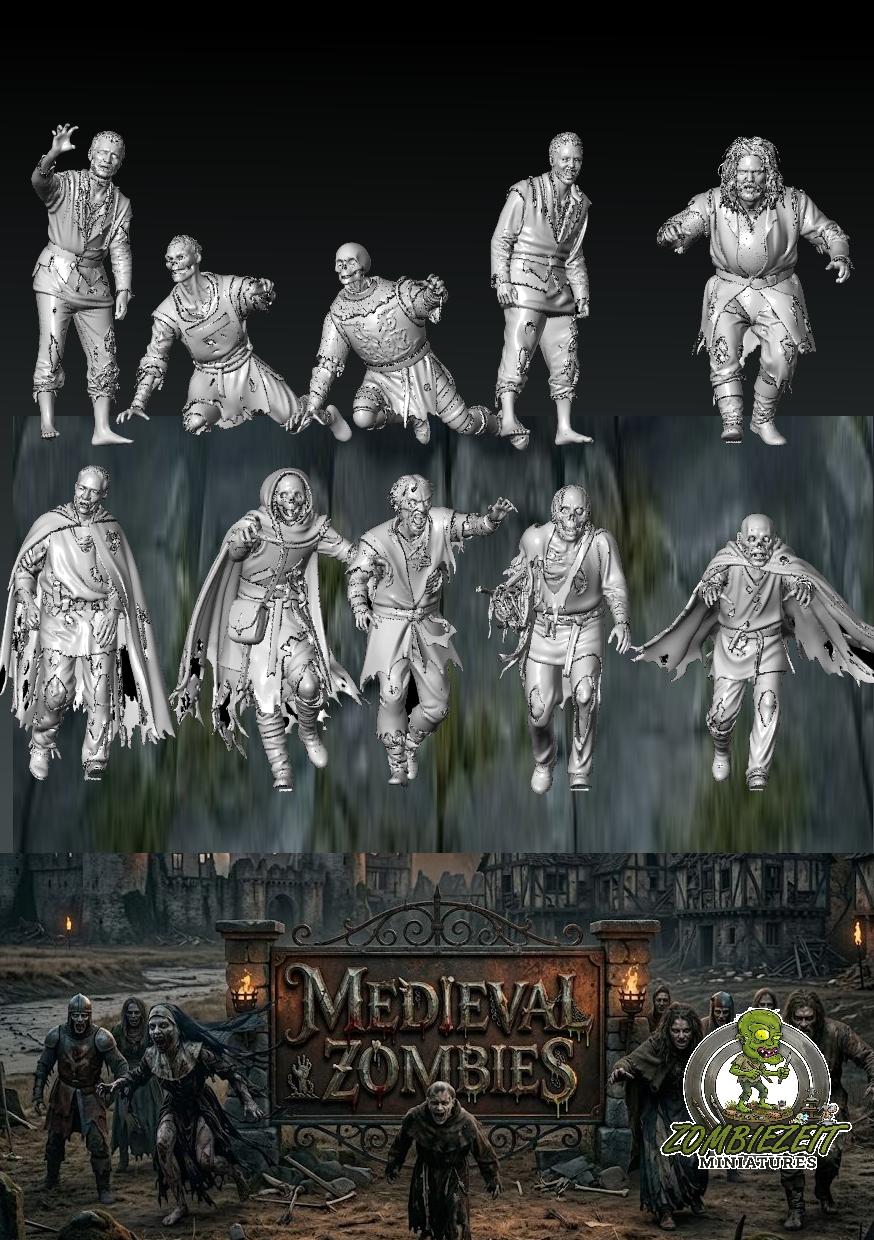 Medieval Undead ( STL )