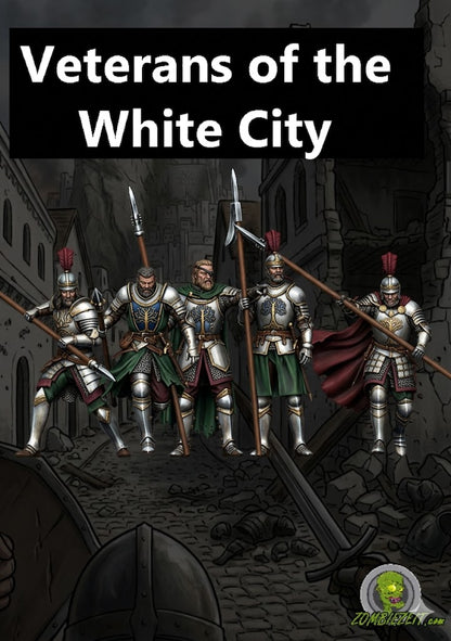 Veteran Spearmen of the White City ( 5 Miniaturen )