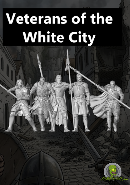 Veteran Spearmen of the White City ( 5 Miniaturen )