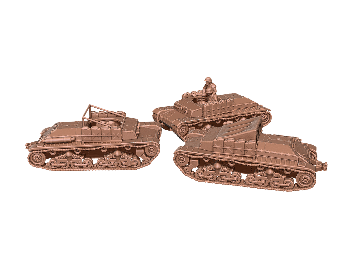 Mörserzugmittel 35t ( 5 Miniaturen )