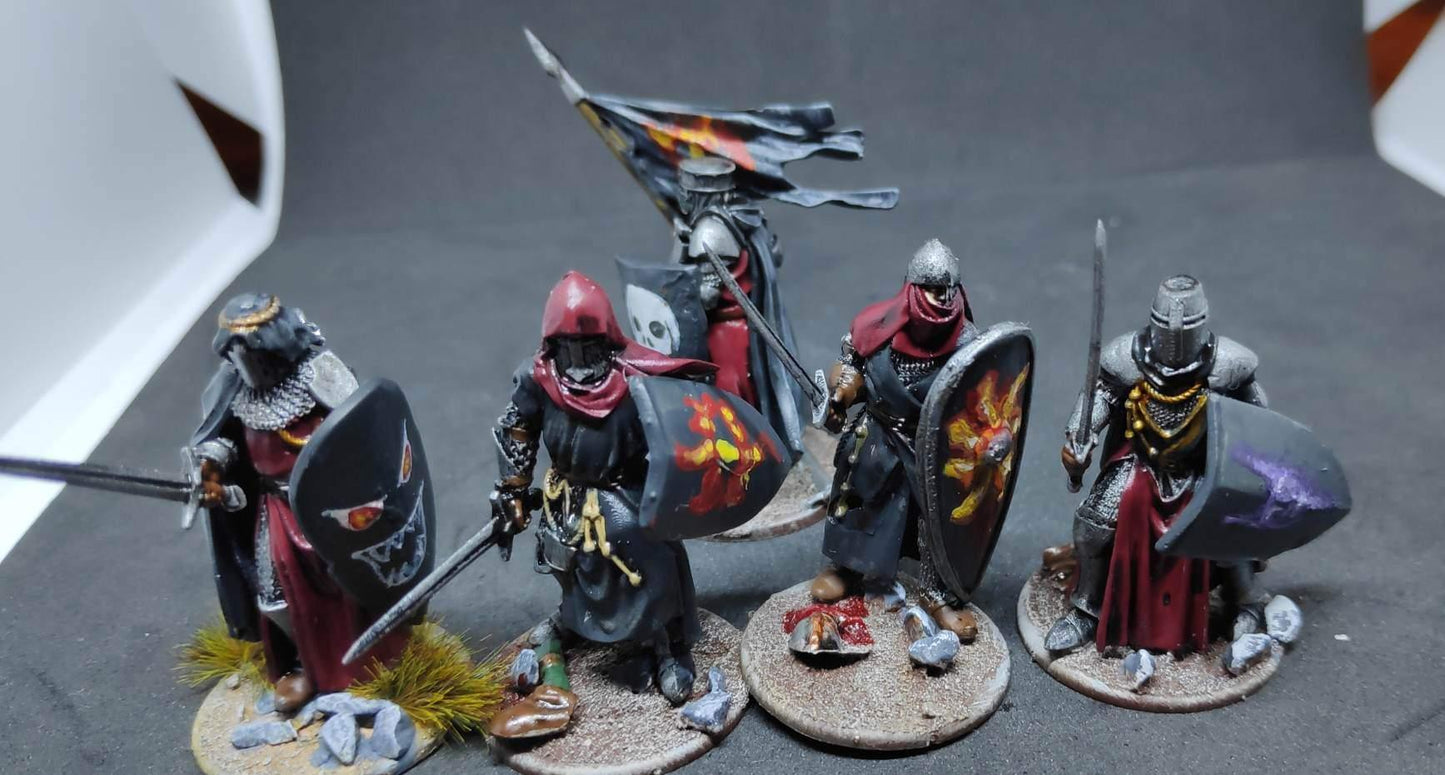 Crusaders Set 5 Miniaturen