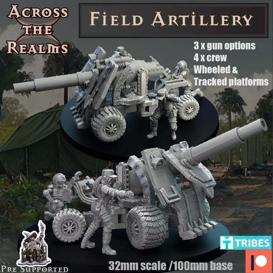 Field Artillery mit Crew