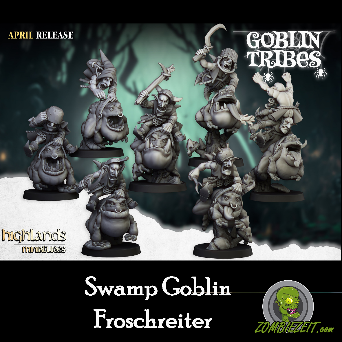 Swamp Goblin Froschreiter