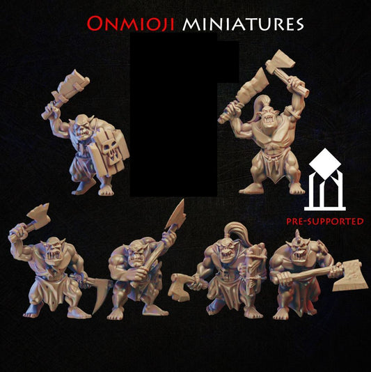 Ork Krieger Set 6 Miniaturen