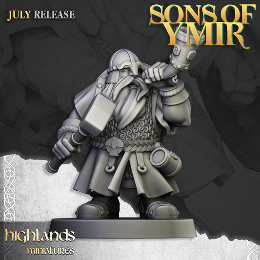 Dwarf Warrior Musiker