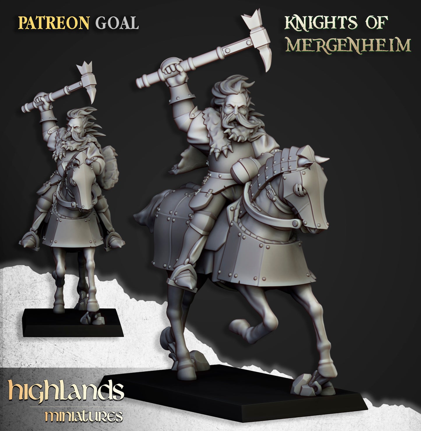 Mergenheim Ritter Set 5 Miniaturen