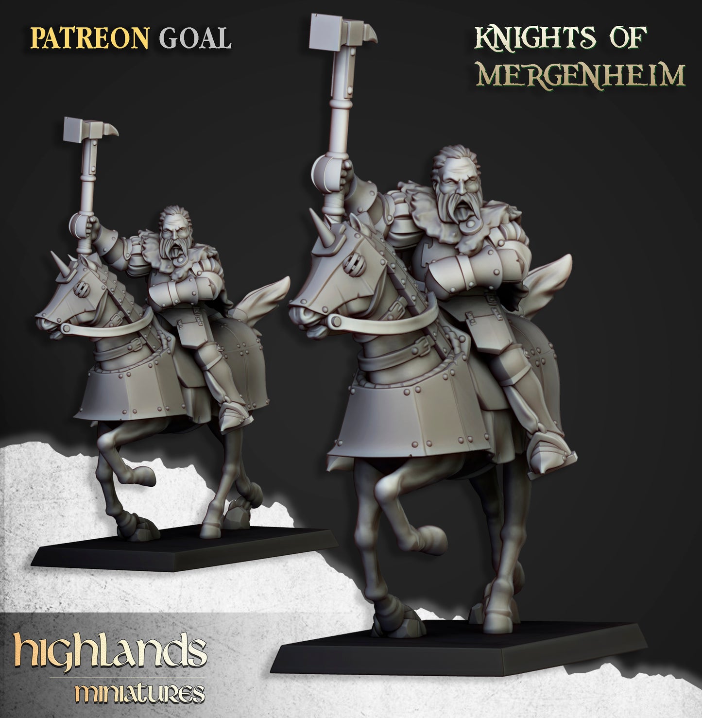 Mergenheim Ritter Set 5 Miniaturen