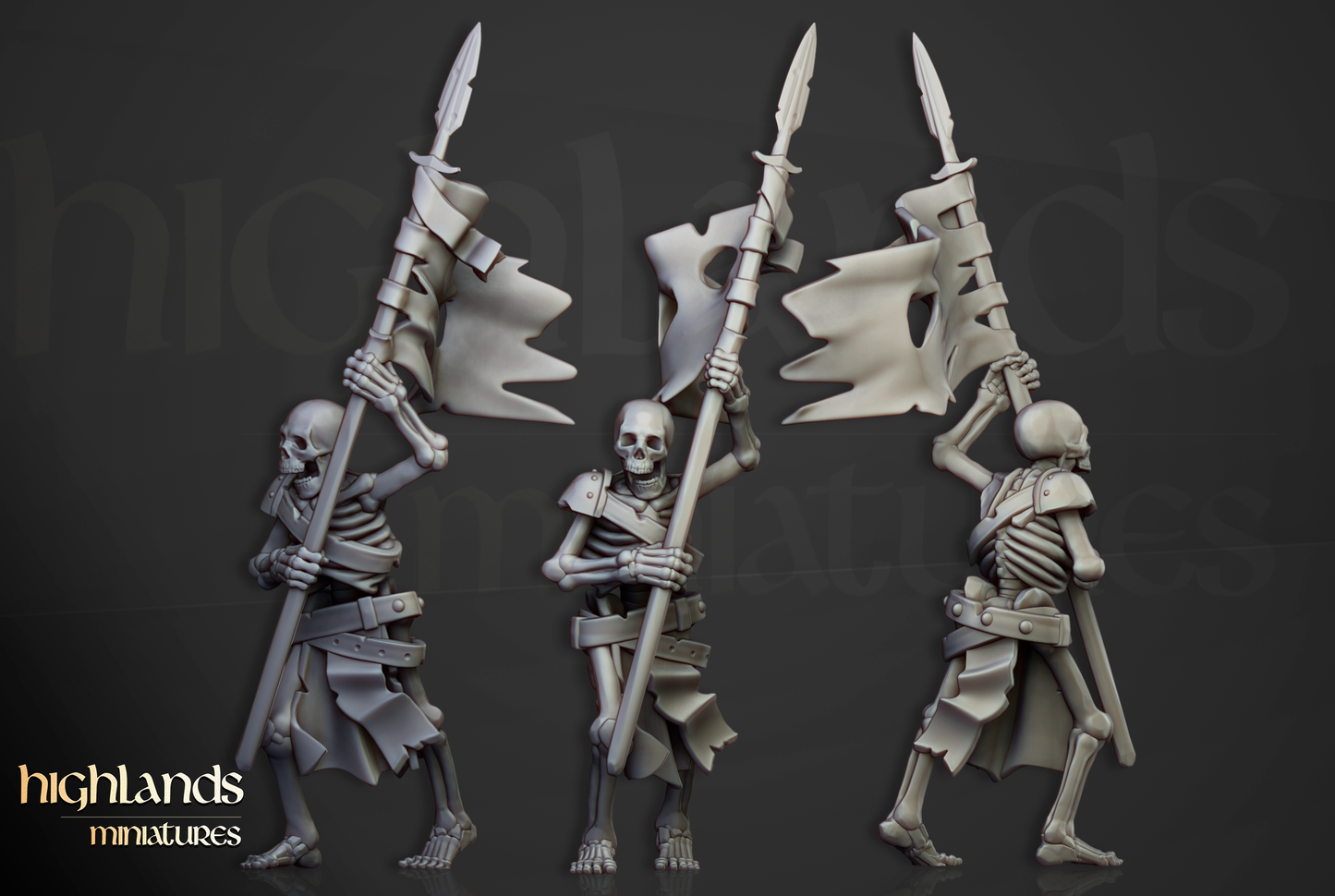 Skeleton Warrior Bannerman