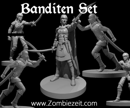 Banditen Set 5 Miniaturen